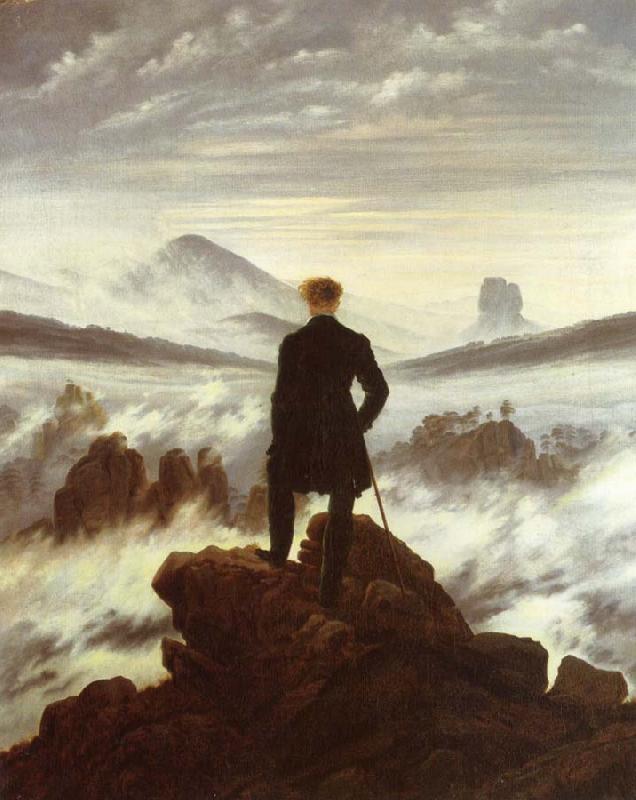 Caspar David Friedrich The walker above the mists oil painting image